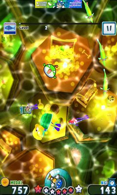 Gameplay of the Fish Galaxy for Android phone or tablet.