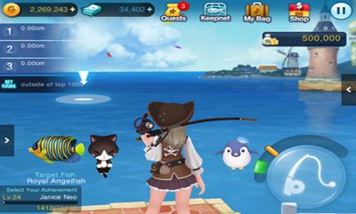 Gameplay of the Fish Island - SEA for Android phone or tablet.