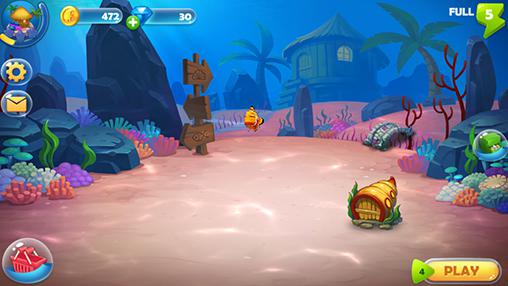 Fish world - Android game screenshots.