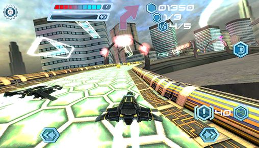 Gameplay of the Flashout 3D for Android phone or tablet.