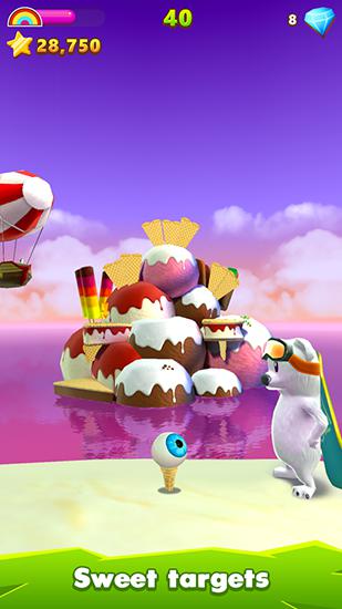 Flick golf island - Android game screenshots.