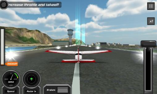 Flight pilot: Simulator 3D - Android game screenshots.