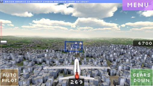 Gameplay of the Flight world simulator for Android phone or tablet.