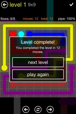 Flow - Android game screenshots.