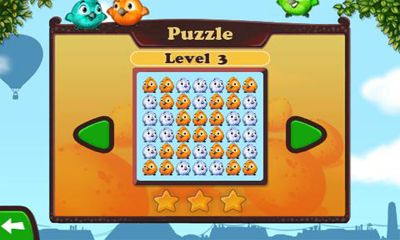 Gameplay of the Fluffy Birds for Android phone or tablet.