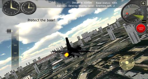 Fly airplane fighter jets 3D - Android game screenshots.
