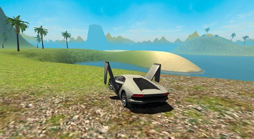 Flying car: Extreme pilot - Android game screenshots.