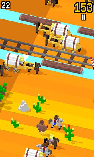 Folly road: Crossy - Android game screenshots.