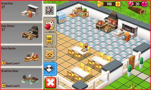 Food street - Android game screenshots.