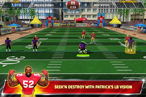 Football unleashed with Patrick Willis - Android game screenshots.