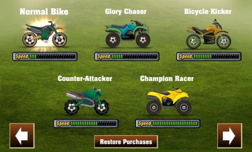 Footy rider - Android game screenshots.