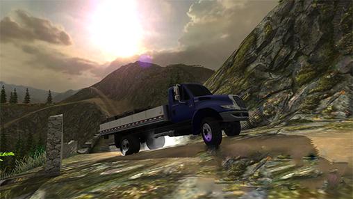 Forest truck simulator - Android game screenshots.