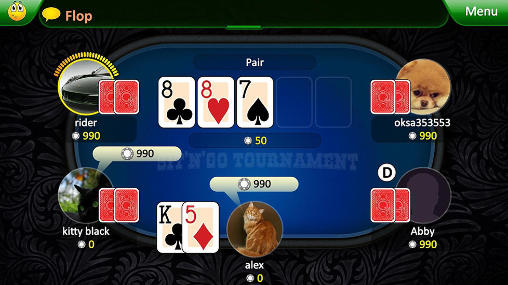 Fresh poker: Texas holdem - Android game screenshots.