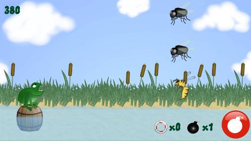 Frog and fly - Android game screenshots.