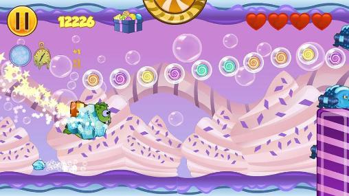 Frog candys: Yum-yum - Android game screenshots.
