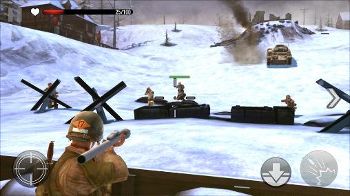 Frontline commando: WW2 - Android game screenshots.