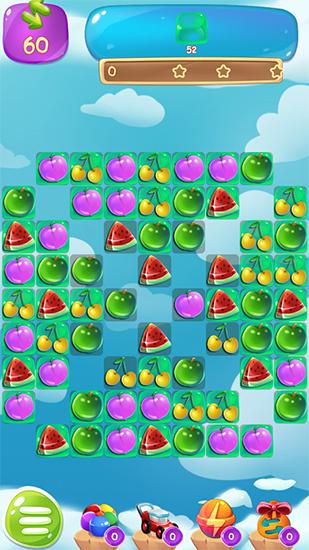 Fruit jam splash: Candy match - Android game screenshots.