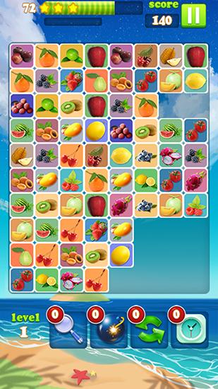 Fruit link puzzle - Android game screenshots.