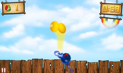 Fruit Ninja vs Skittles - Android game screenshots.