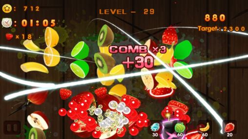 Fruit slice - Android game screenshots.