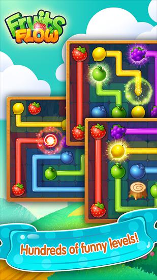 Fruits flow - Android game screenshots.