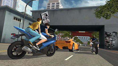Furious city мoto bike racer - Android game screenshots.