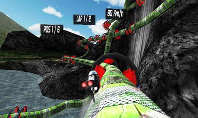 Gameplay of the G-bikes for Android phone or tablet.