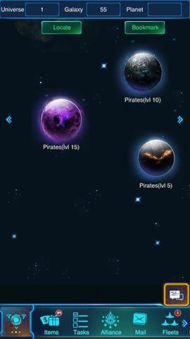 Galaxy at war - Android game screenshots.