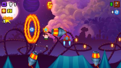 Galaxy cannon rider - Android game screenshots.