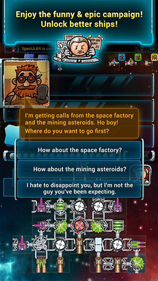 Galaxy trucker - Android game screenshots.