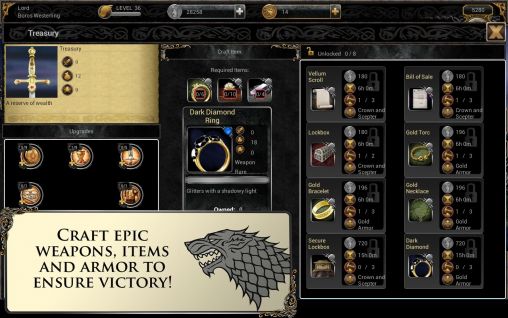 Game of thrones: Ascent - Android game screenshots.