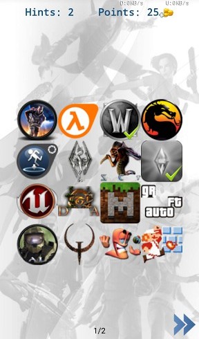 Games logo quiz - Android game screenshots.
