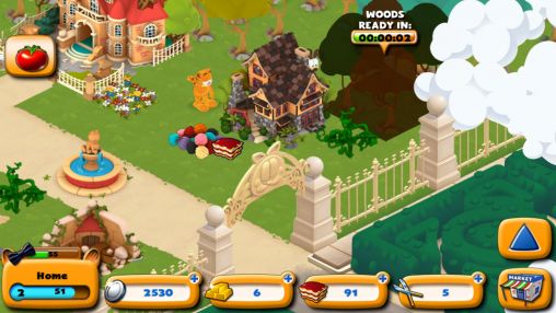 Garfield's estate - Android game screenshots.