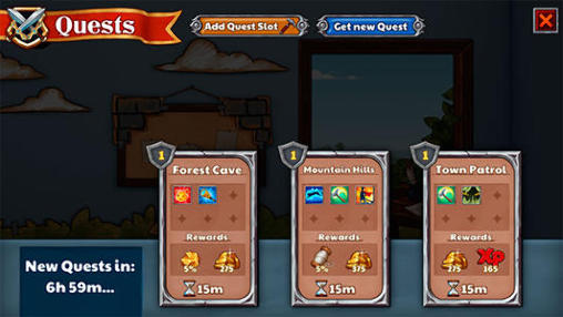 Garrison cats - Android game screenshots.