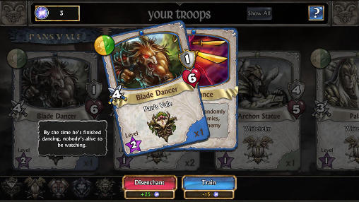 Gems of war - Android game screenshots.