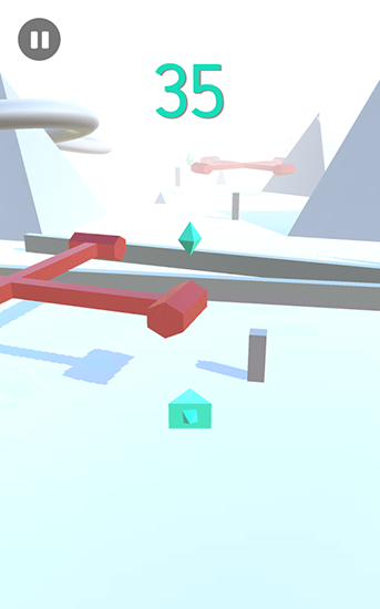 Geometry sky rockets meltdown - Android game screenshots.