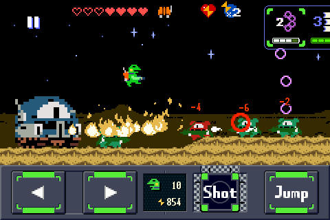 Gero blaster - Android game screenshots.