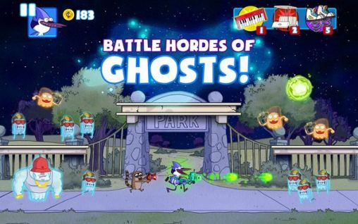 Ghost toasters: Regular show - Android game screenshots.