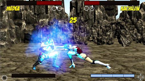 Girl fight: The fighting games - Android game screenshots.