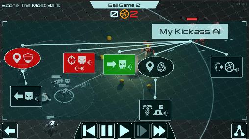 Gladiabots: Tactical bot programming - Android game screenshots.