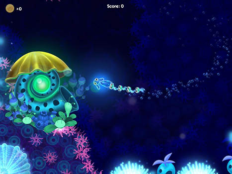 Glowfish - Android game screenshots.