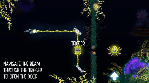 Glowing darkness - Android game screenshots.