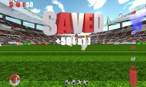 Goalkeeper: Football game 3D - Android game screenshots.