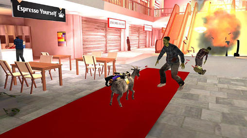 Goat simulator: GoatZ - Android game screenshots.