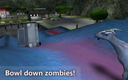 Goat vs zombies simulator - Android game screenshots.