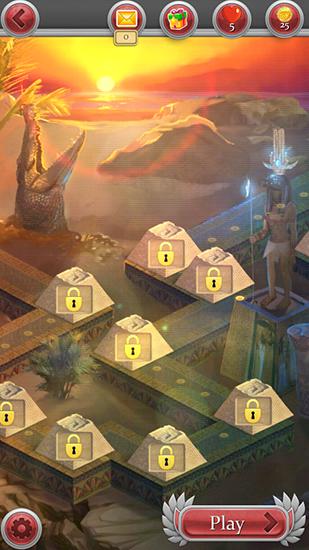Gods of Egypt: Match 3 - Android game screenshots.