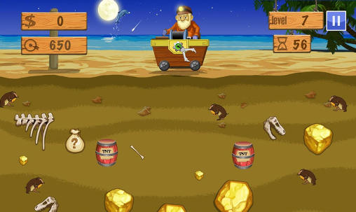 Gold miner deluxe - Android game screenshots.