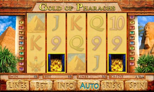 Gold of pharaohs - Android game screenshots.