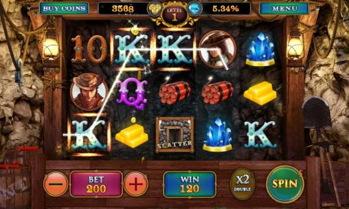 Gold rush slots: Vegas pokies - Android game screenshots.