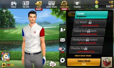 Gameplay of the Golf Star for Android phone or tablet.